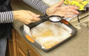 Optional, sprinkle with powdered sugar