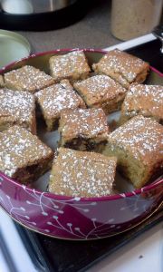 Cut and arrange in a cute tin box- they make an awesome Christmas Treat